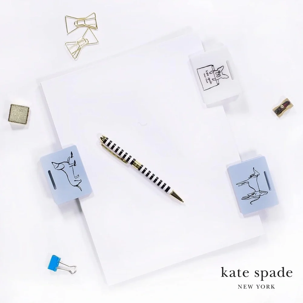 Kate Spade New York Dog Party Document Clip Set